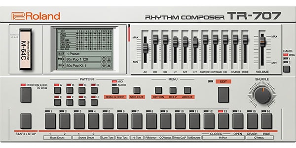 Roland TR-707 リズムコンポーザー ジャンク品扱い （ROLAND