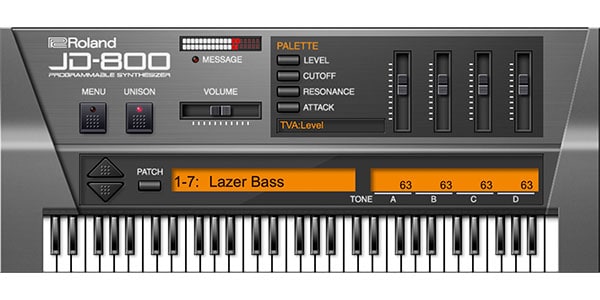 ROLAND / Roland Cloud Lifetime Keys PG-JD800(RC006)画像4