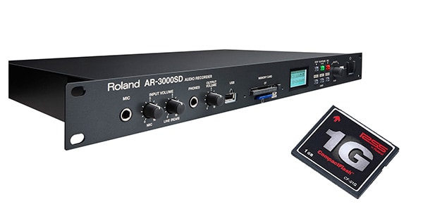 ROLAND/AR-3000SD+メモリーカードCF01Gセット