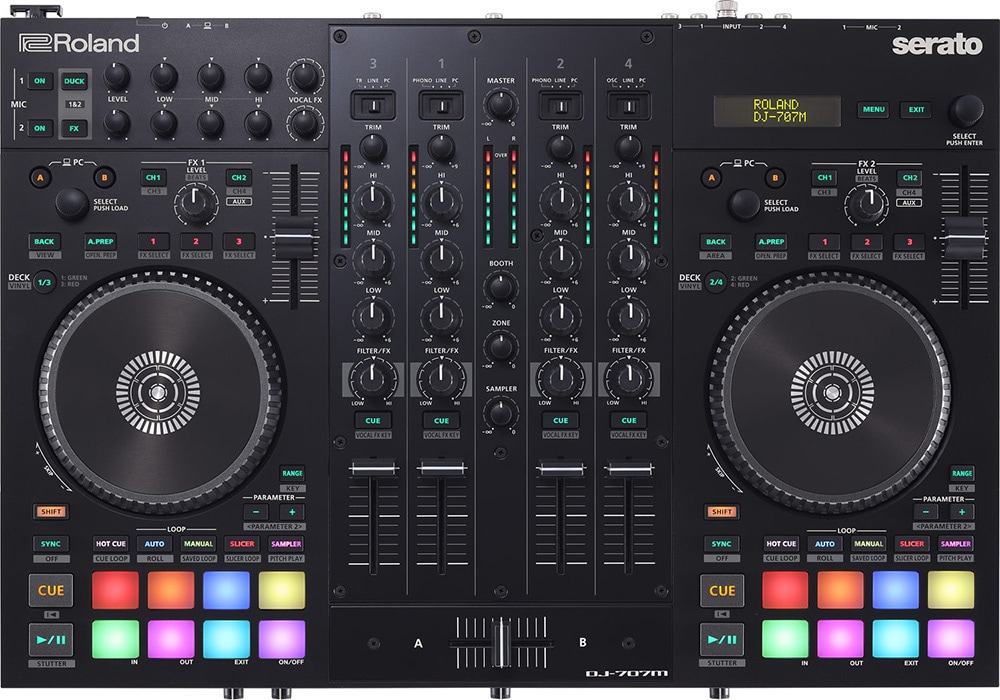 ROLAND/DJ-707M Serato DJ Pro対応PCDJコントローラー