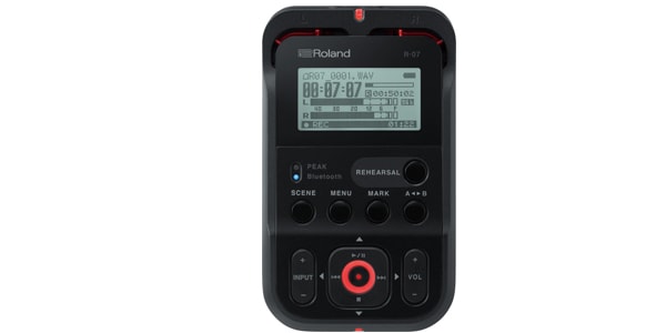 ROLAND ( ローランド ) R-07(BK) High Resolution Audio Recorder 送料