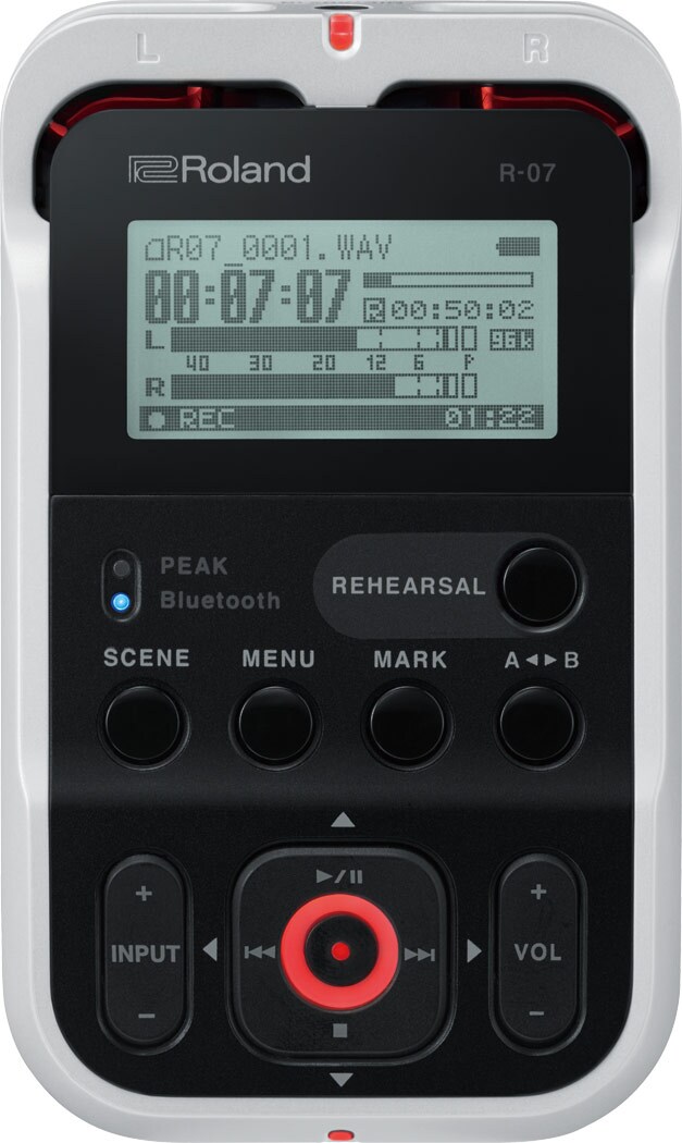 ROLAND/R-07(WH)　High Resolution Audio Recorder