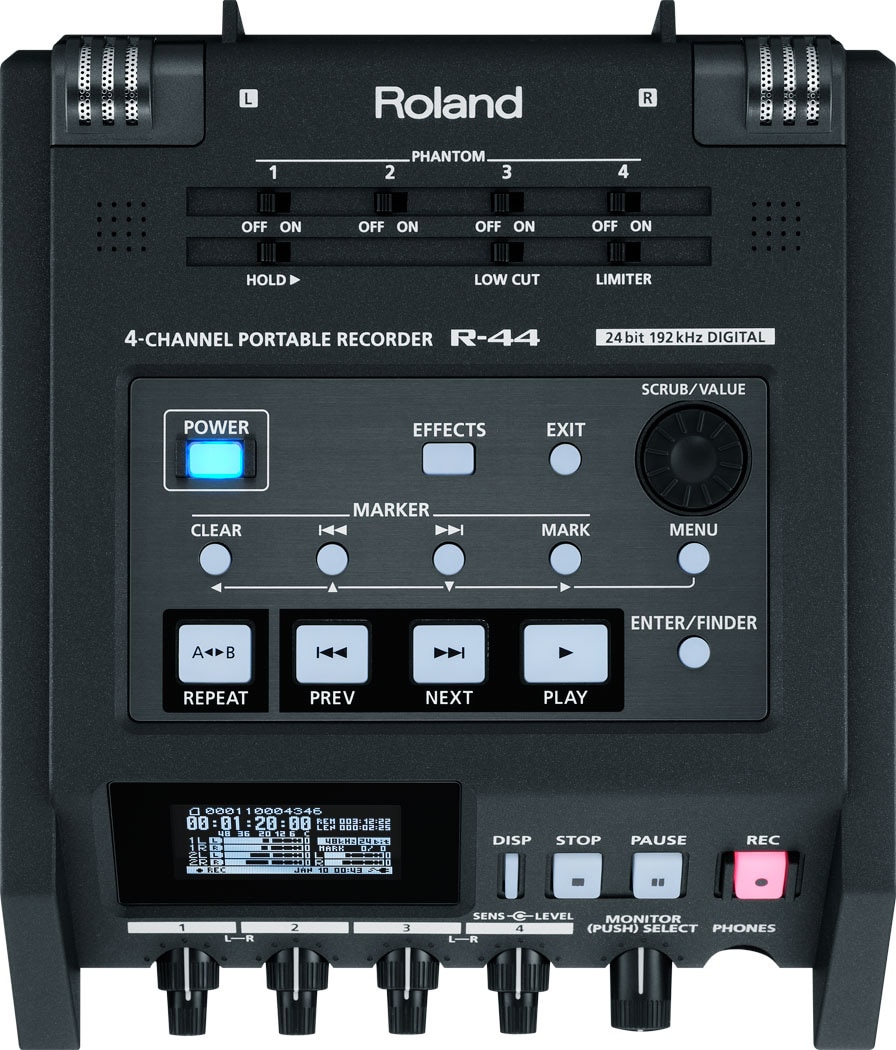 ROLAND/R-44E　4チャンネルポータブルレコーダー