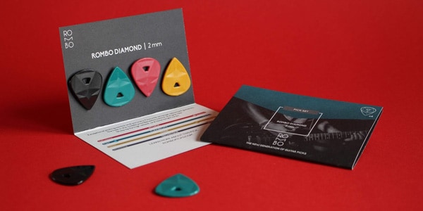 ROMBO / Rombo Diamond Pick Set (4 picks) 2 mm画像2