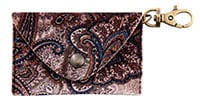 Right On STRAPS BIG PICK POUCH PAISLEY Brown