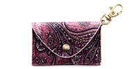 Right On STRAPS BIG PICK POUCH PAISLEY Burgundy