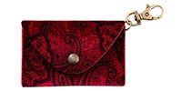 Right On STRAPS BIG PICK POUCH PAISLEY Red