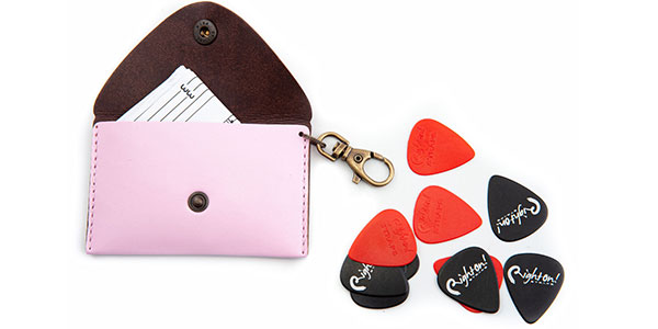 Right On STRAPS ( ライト・オン・ストラップス )  / BIG PICK POUCH PLAIN Pink画像3