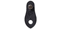 Right On STRAPS / END PIN JACK STRAPLINK Black