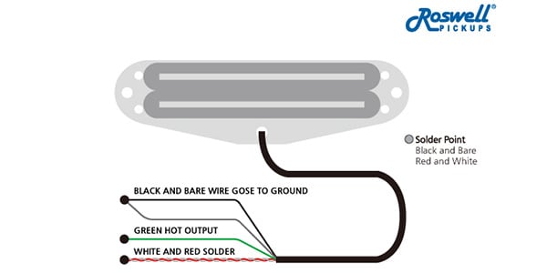 Roswell Pickups ( ロズウェル・ピックアップス )  / Hot Rail Blade Neck White画像2