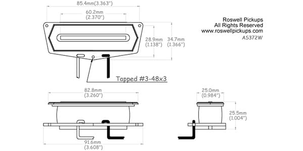 Roswell Pickups / Charlie Christian Tele Neck画像2