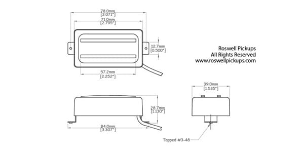 Roswell Pickups ( ロズウェル・ピックアップス )  / Charlie Christian 2 Blades Humbucker画像3