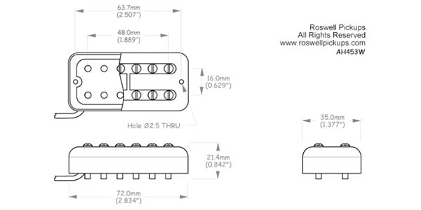 Roswell Pickups ( ロズウェル・ピックアップス )  / Filtertron Universal Mount Neck画像2