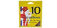 ROTOSOUND / R10 ROTO YELLOWS REGULAR