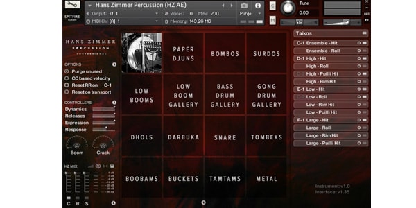 SPITFIRE AUDIO ( スピットファイア オーディオ )  / HANS ZIMMER PERCUSSION PROFESSIONAL画像2