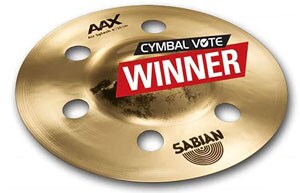 SABIAN AAX AIR SPLASH 8&quot; BRILLIANT FINISH