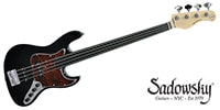 SADOWSKY Metroline Express Vintage JJ Bass Black Pearl High Polish