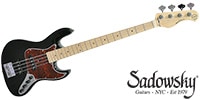 SADOWSKY Metroline Express Vintage JJ Bass Black Pearl High Polish