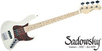 SADOWSKY Metroline Express Vintage JJ Bass Olympic White High Polish