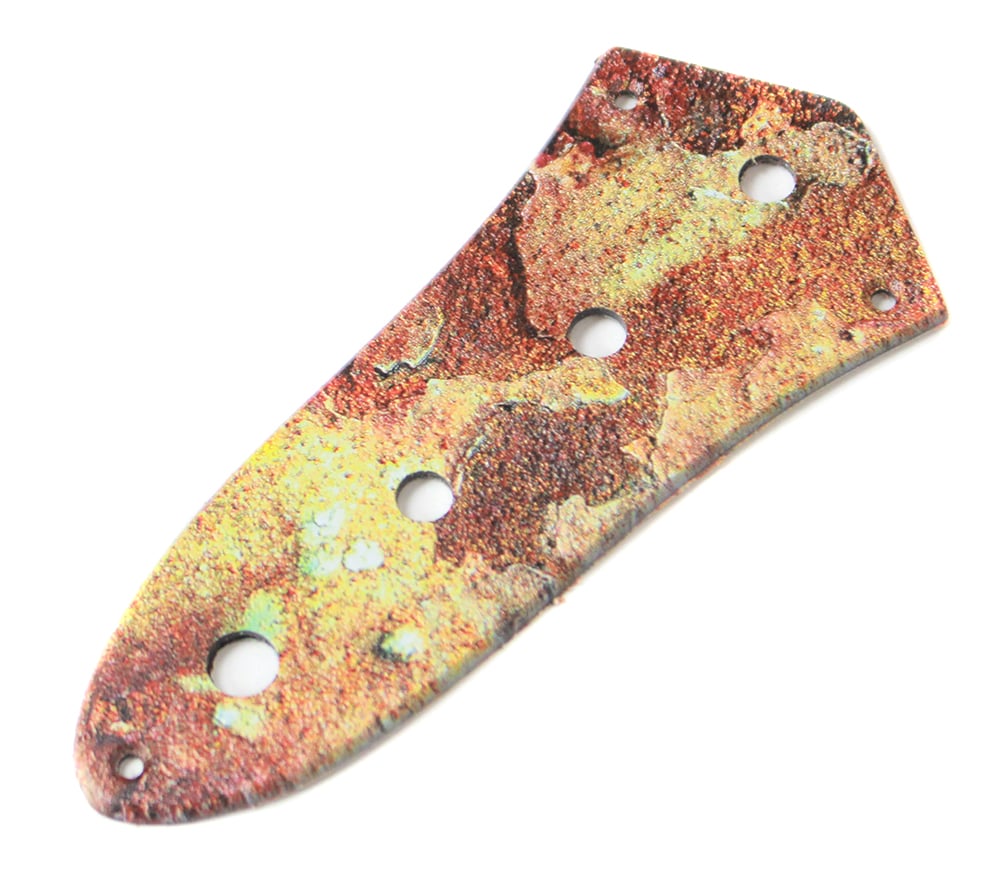 /Control Plate for Jazz Bass Rusty