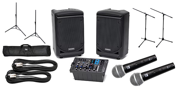 SAMSON ( サムソン )  / Expedition XP300B+CM5S有線マイク2本セット