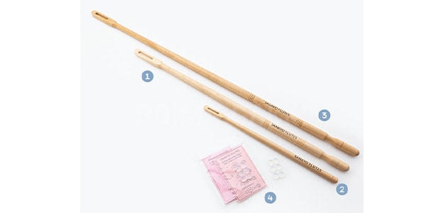 SANKYO FLUTES / Cleaning rod for flute - maple wood