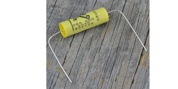 Sozo Capacitors / Sozo, NextGen Yellow Mustard Vintage 0.1uF 500V
