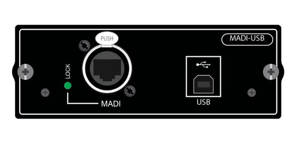 SOUNDCRAFT/32CH MADI + 32CH USB Si Option card