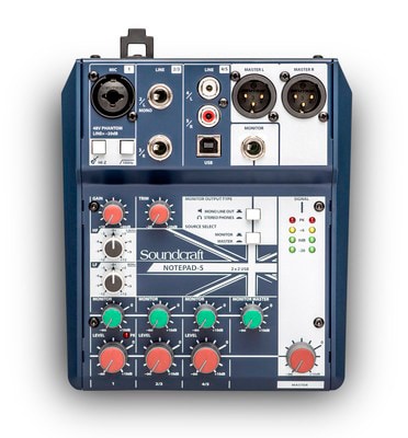 SOUNDCRAFT/Notepad-5 アナログミキサー