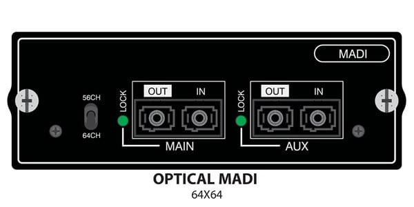 Soundcraft / Multi mode Optical MADI Card