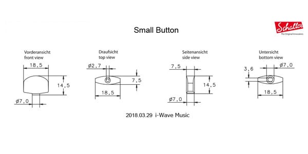 SCHALLER ( シャーラー )  / Small Perloid Button M6 (1set) /Small Acrylic No.4 Perloid画像2