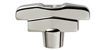 SCHALLER Vintage Step Button M6 CH (1set) / No.14C (1set) Chrome