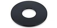 SCHALLER Toggle Switch Plate BlackChrome