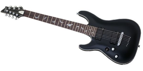 SCHECTER/DAMIEN PLATINUM-7 LH SBK　7弦ギター　レフティ