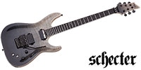 SCHECTER C-1 FR S SLS Elite Black Fade Burst