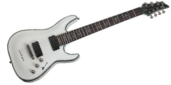 SCHECTER/HELLRAISER C-7 White　7弦ギター