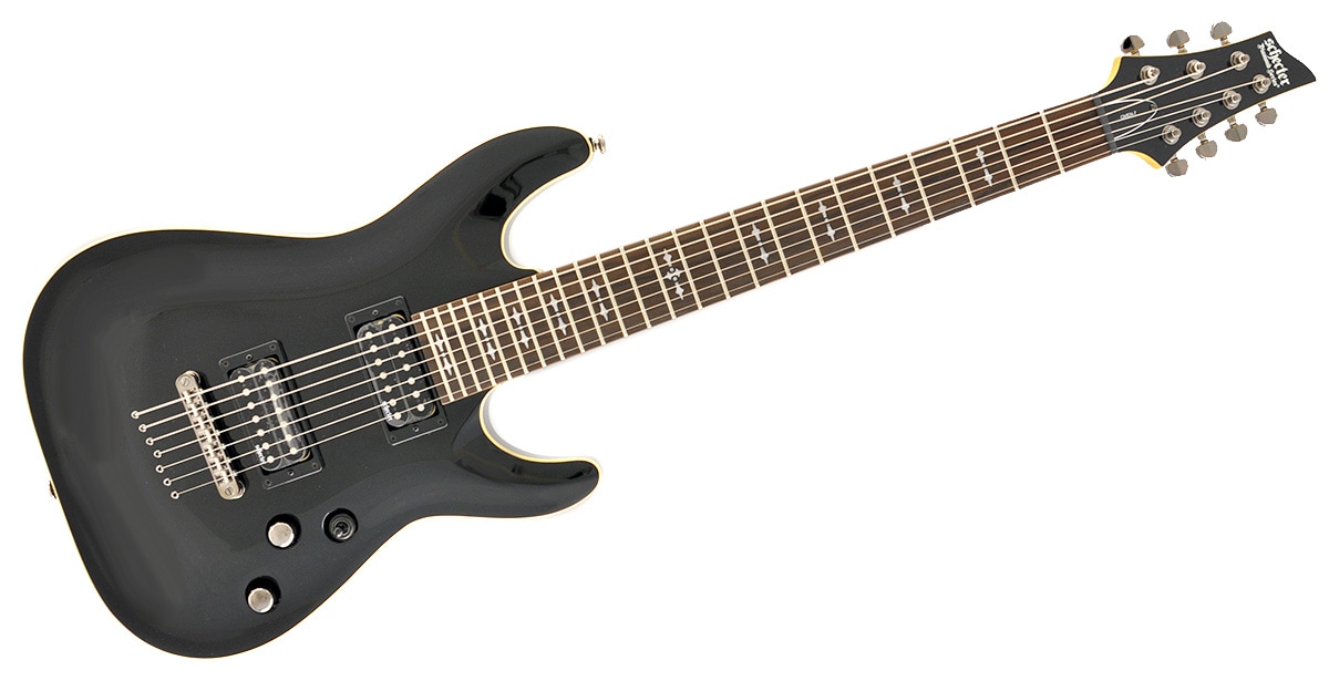 SCHECTER/OMEN-7 Black　7弦ギター