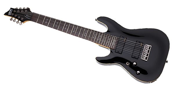 SCHECTER/OMEN-8 L/H 2012 BLK　8弦ギター　レフティ