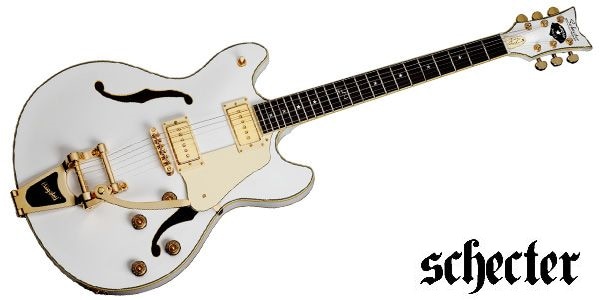 SCHECTER/ROBIN ZANDER CORSAIR WHT