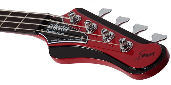SCHECTER / Simon Gallup Ultra Spitfire Bass Red画像11
