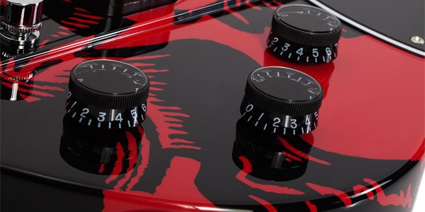 SCHECTER / Simon Gallup Ultra Spitfire Bass Red画像2