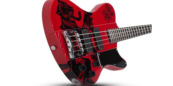 SCHECTER / Simon Gallup Ultra Spitfire Bass Red画像3