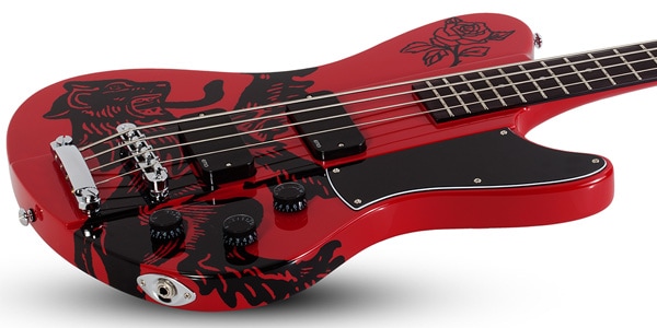 SCHECTER / Simon Gallup Ultra Spitfire Bass Red画像9
