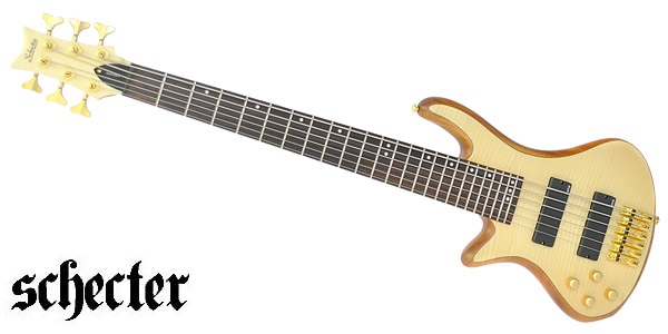 SCHECTER/STILETTO CUSTOM-6 LH NAT　アウトレット品