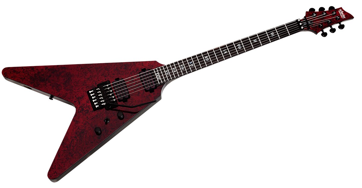 SCHECTER/V-1 FR Apocalypse Red Reign