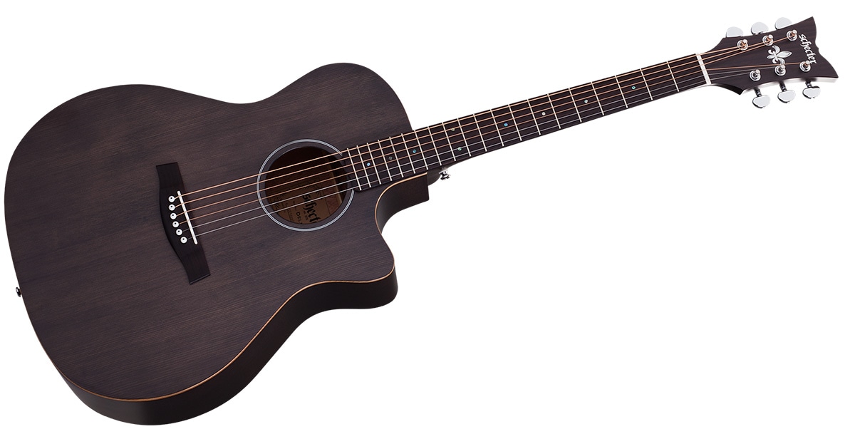 SCHECTER/DELUXE ACOUSTIC SSTBLK