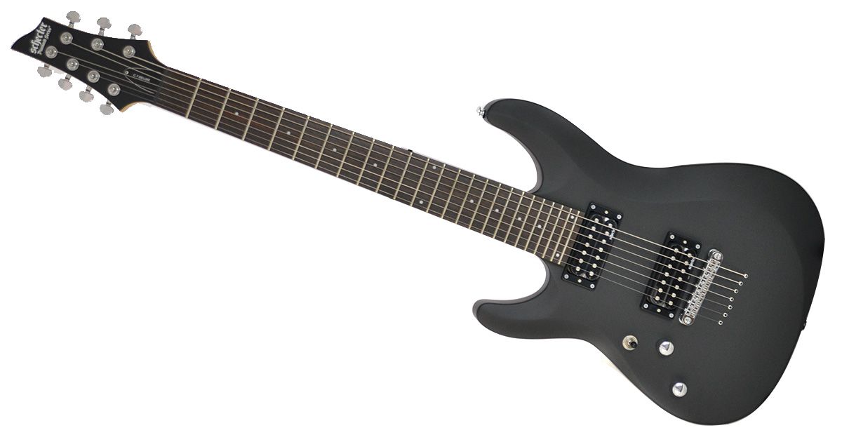 SCHECTER/C-7 DELUXE LH SBK　7弦ギター　レフティ