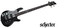 SCHECTER BLS- JD BASS BLK