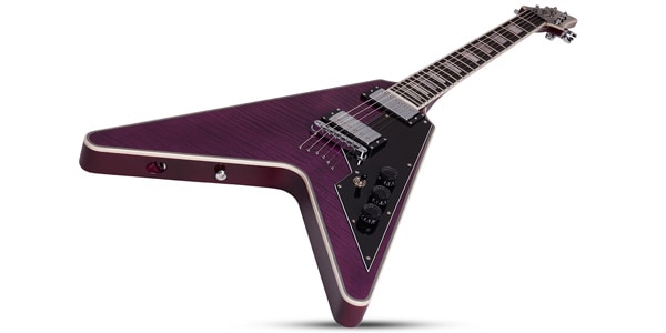 SCHECTER / V-1 CUSTOM Trans Purple画像3