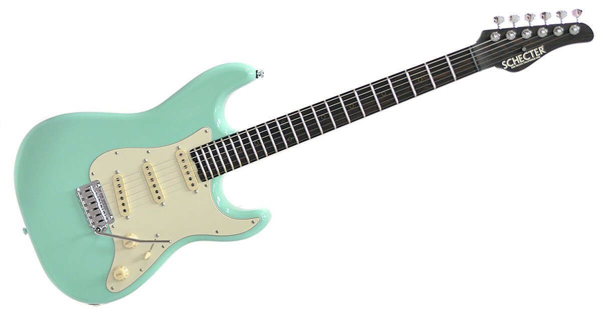 SCHECTER/Nick Johnston USA Signature Atomic Green